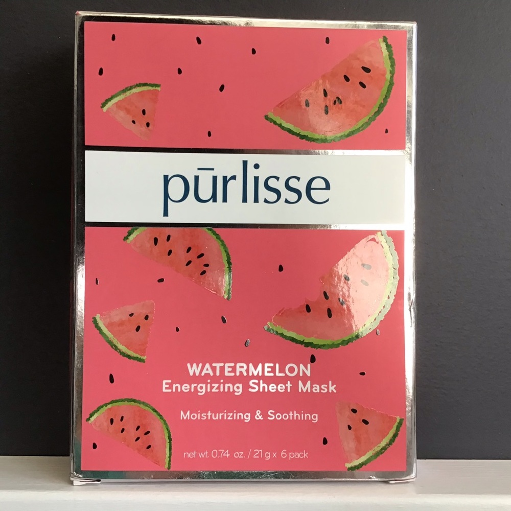 Purlisse Energizing Watermelon Sheet Masks